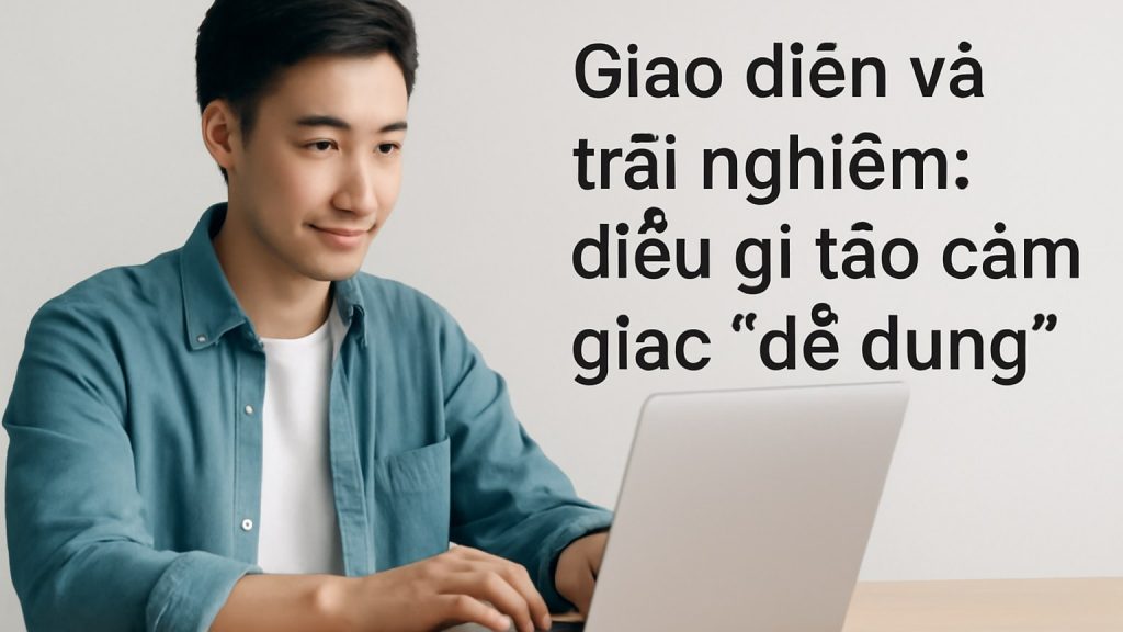 Minh họa: Giao diện và trải nghiệm: điều gì tạo cảm giác “dễ dùng”